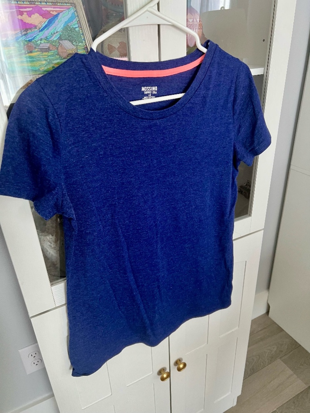 Mossimo Blue t-shirt, Size L